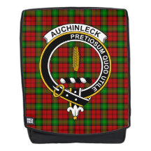 A Xadrez Auchinleck Clan Crest Tartan