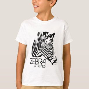 A zebra caçoa a camisa