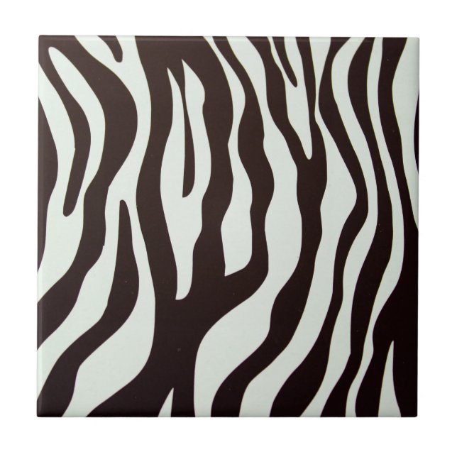 A zebra imprime o azulejo (Frente)