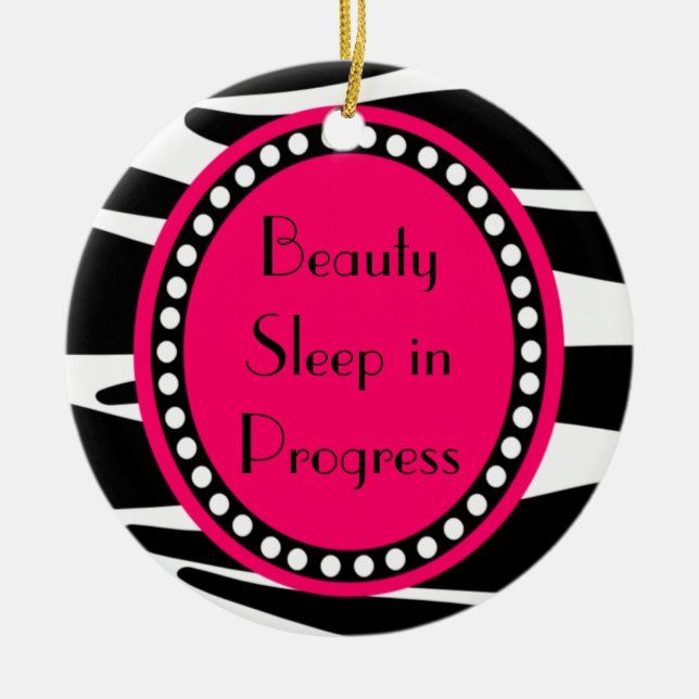 A zebra listra o ornamento do gancho de porta da (Frente)