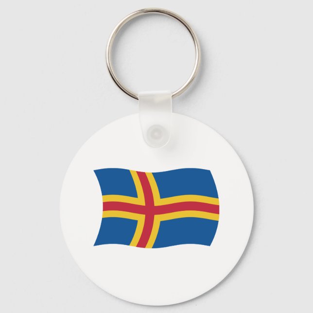 Aaland Flag Chaveiro (Frente)