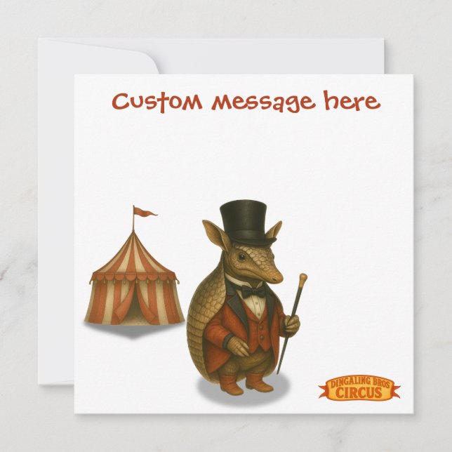 Aaron, aardvark ringmaster (Frente)