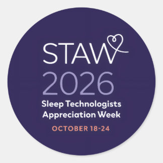 AAST 2026 STAW Adesivo Redondo