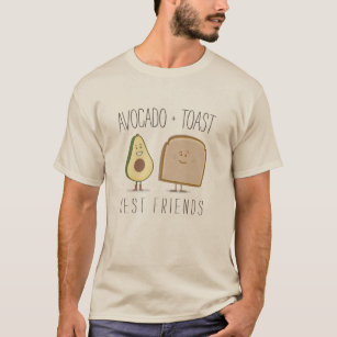 Abacate + Camisetas engraçadas dos melhores amigos
