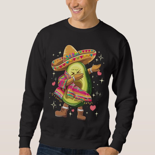 Abacate de Dabbing Cinco De Maio Camisa Mexicana D (Frente)