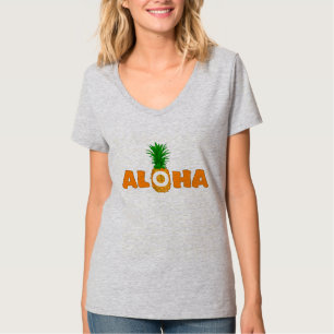 Abacaxi Aloha - Camisa de verão para mulheres