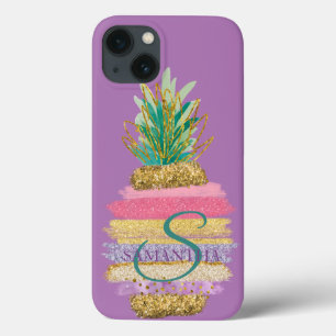 Abacaxi com Lantejoulas Listrado Violeta