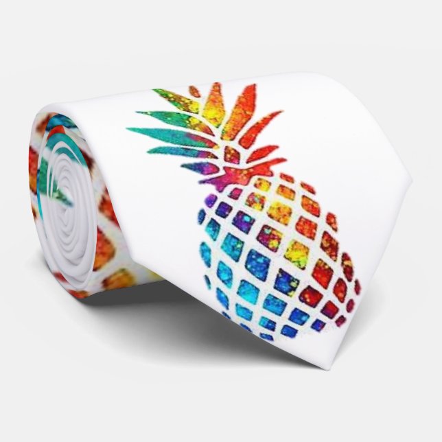 Abacaxi de Gravatas de Designer Masculina (Rolled)