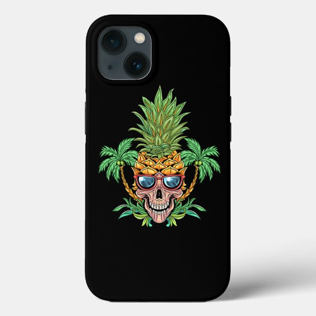 Abacaxi-do-crânio Aloha Pega Flores Havaianas Haw (Verso)