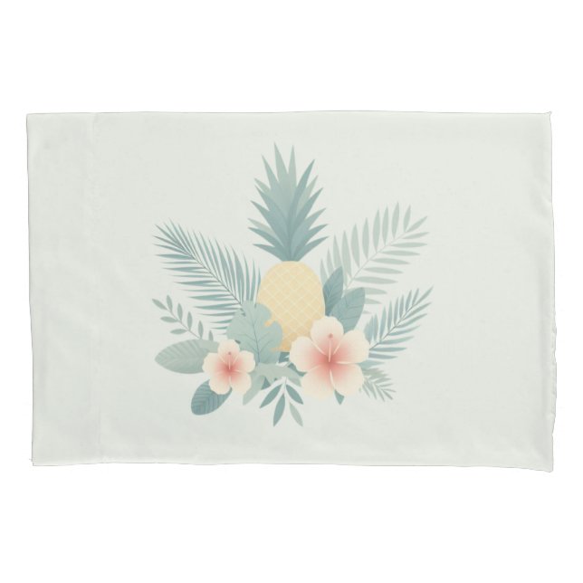 Abacaxi floral e havaiano (Frente)