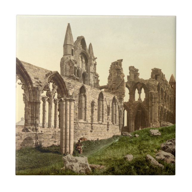 Abadia de Whitby mim, Whitby, Yorkshire, (Frente)