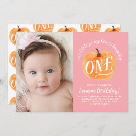 Abaixar Abóbora Outono Primeiro Convite de Anivers