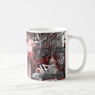 Abaixe a caneca da colagem da zona leste