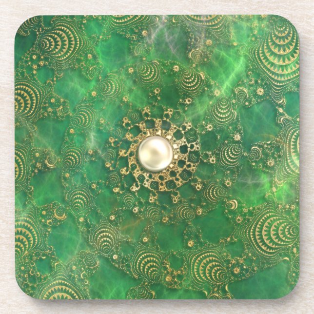 Abaixo da Porta copos de Emerald Sea Cork (Frente)