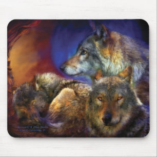Abaixo de uma lua azul Mousepad