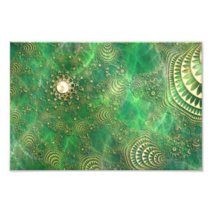 Abaixo do Impressão de Foto do Mar Esmeralda