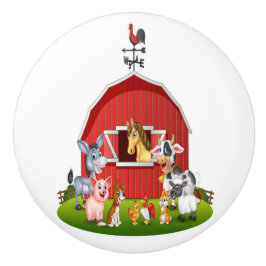 Abaixo os botões de gaveta de cerâmica da Fazenda