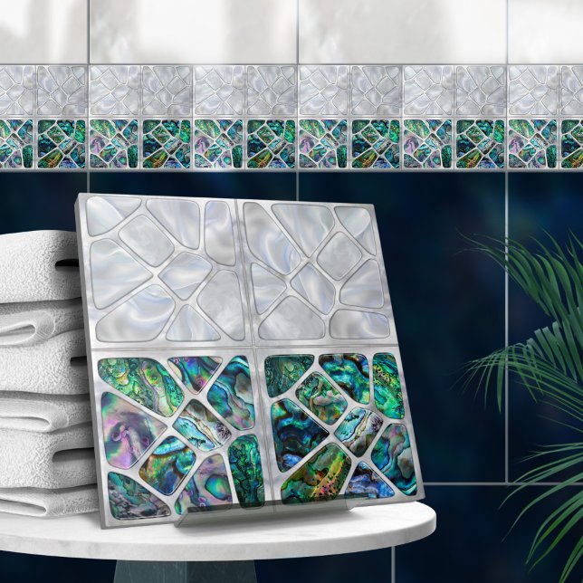 Abalone Shell and Pearl - Colagem de células N10 (Criador carregado)