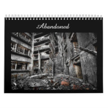 Abandonado: Calendário da fotografia de lugares de