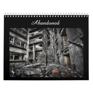 Abandonado: Calendário da fotografia de lugares de