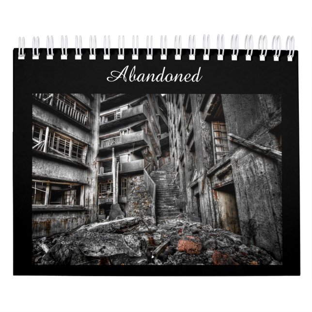 Abandonado: Calendário da fotografia de lugares de (Capa)