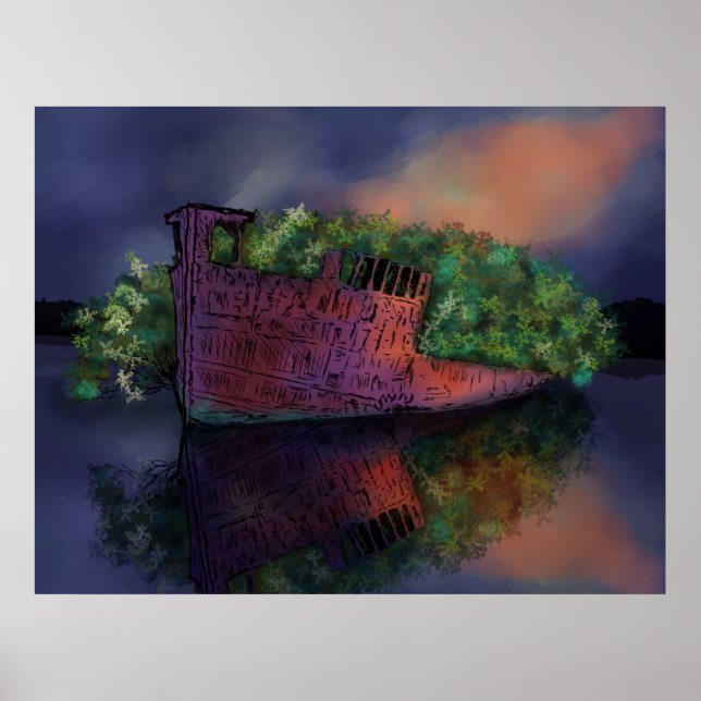 Abandonado SS Ayrfield Poster (Frente)