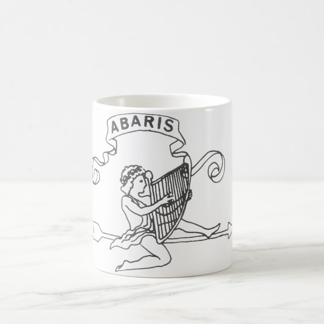 Abaris registra a caneca do logotipo (Centro)