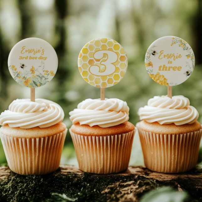 Abas de Flores Selvagens, Cupcakes Impressos (Criador carregado)