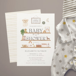 Abasteça as Prateleiras | Chá de Bebê Boho Nursery