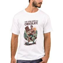 Abasteça seus Ganhos com Camiseta de Chocolate Eng