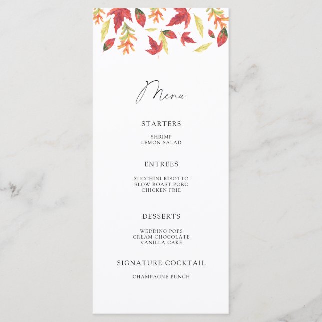 Abate de aquarela deixa menu mínimo (Frente)