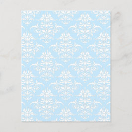 Abate de cores damasco azul-claro