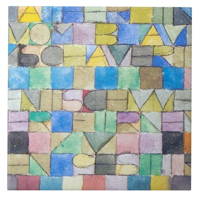 ABC (Alfabeto), Paul Klee (Frente)