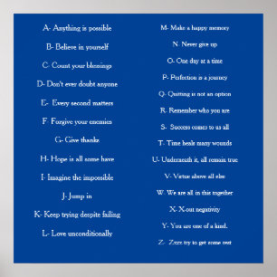 ABC de Poster adulto