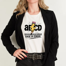 ABCD de volta à escola I - T-shirt do professor