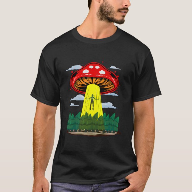 Abdução De Alienígenas De Camisas De Alienígena De (Frente)