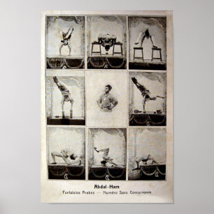 Abdul Ham Vintage Circus Poster