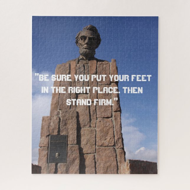 Abe Lincoln Cote Quebra-cabeça (Vertical)