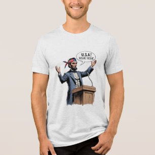 Abe Lincoln: "EUA! EUA! EUA!"