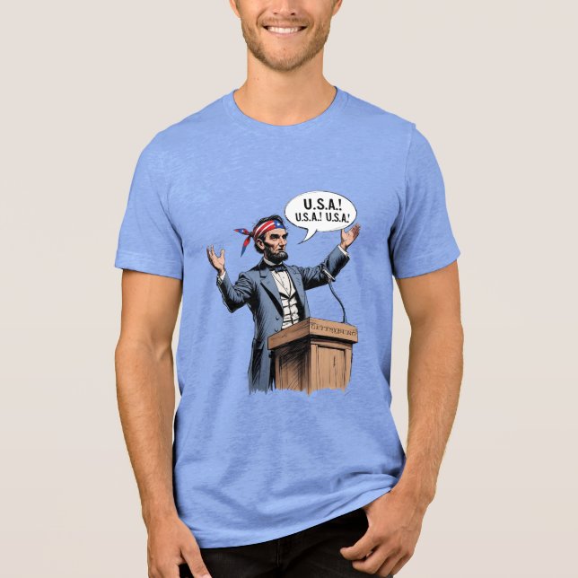 Abe Lincoln: "EUA! EUA! EUA!" (Frente)