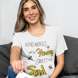 Abehas Mel Kind Words Amarelo e Preto