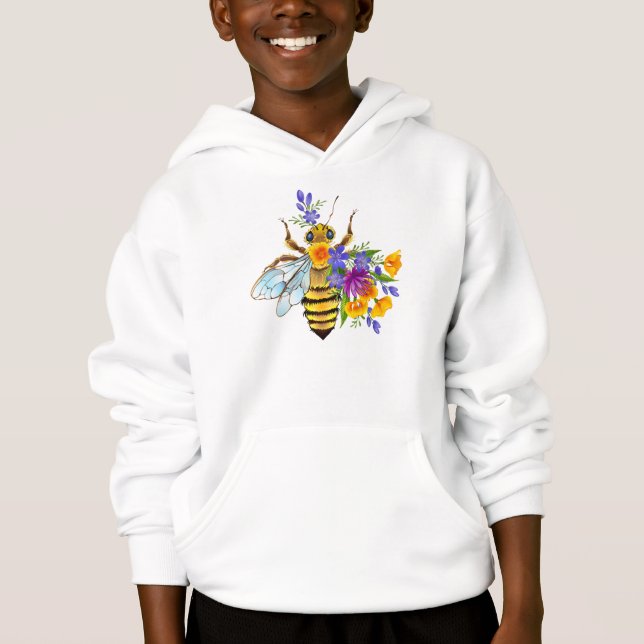 Abeja flor com plantas silvestres (Frente)