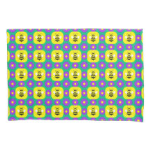 Abejas Melíferas E Flores Para Estilo De Decoração