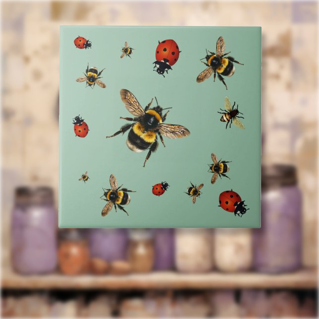 Abejas y mariquitas beneficiosas (Criador carregado)