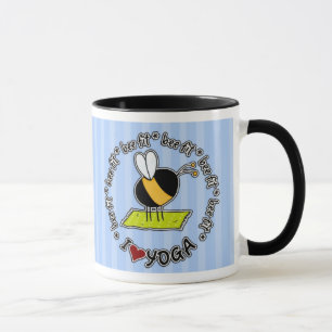 abelha apta - caneca da ioga