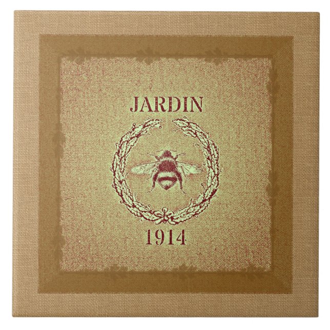 Abelha do olhar de serapilheira do saco da grão do (Frente)