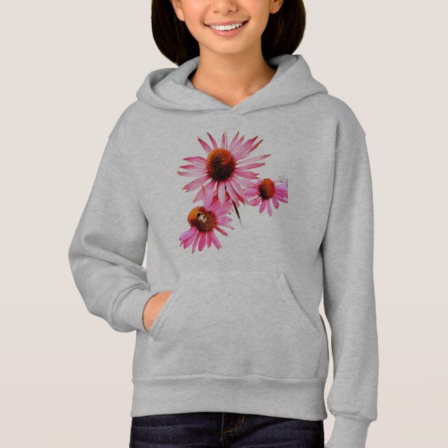 Abelha, em flores rosa (Frente)