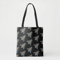 Abelha (estampa preta) - Tote