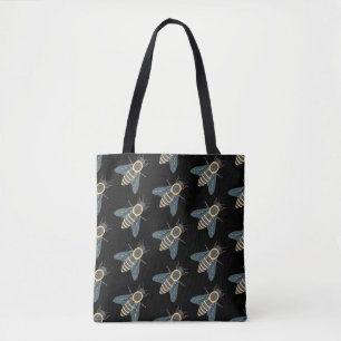 Abelha (estampa preta) - Tote