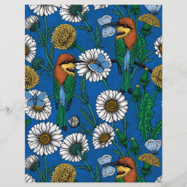 Abelhas comem em azul (Frente)